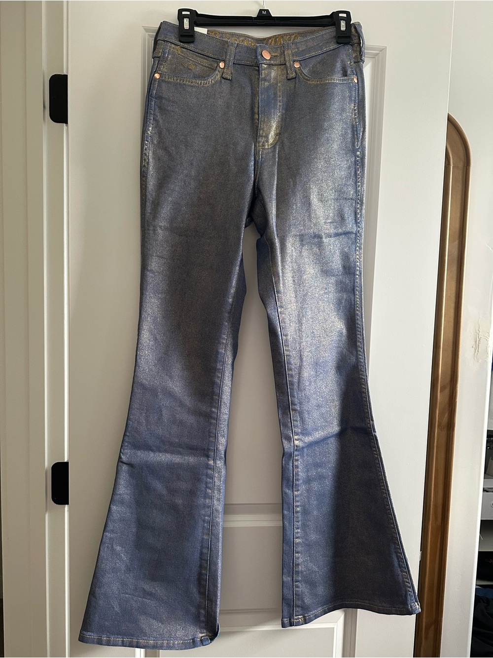Wrangler Metallic Indigo Blue Jeans